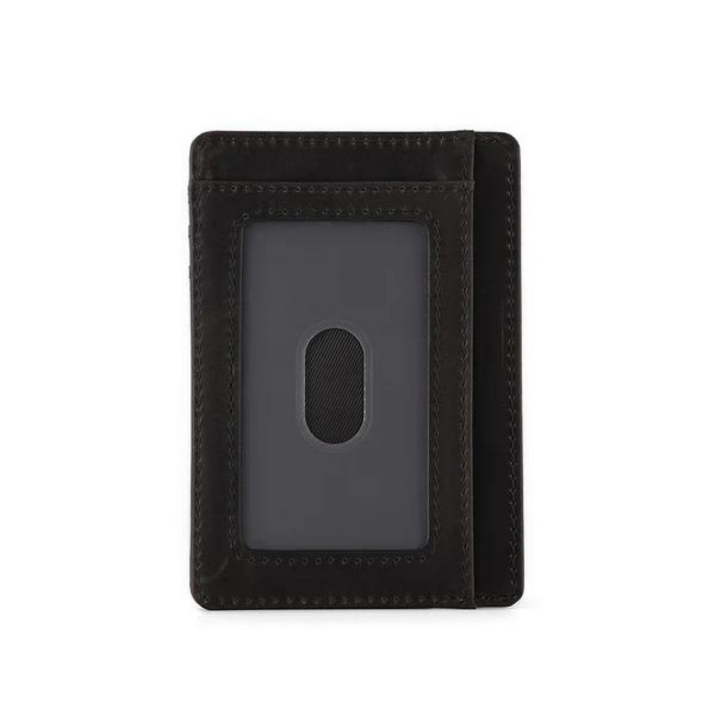 Leatheraa The Ultimate Slim Leather Wallet, Black Leather Wallet